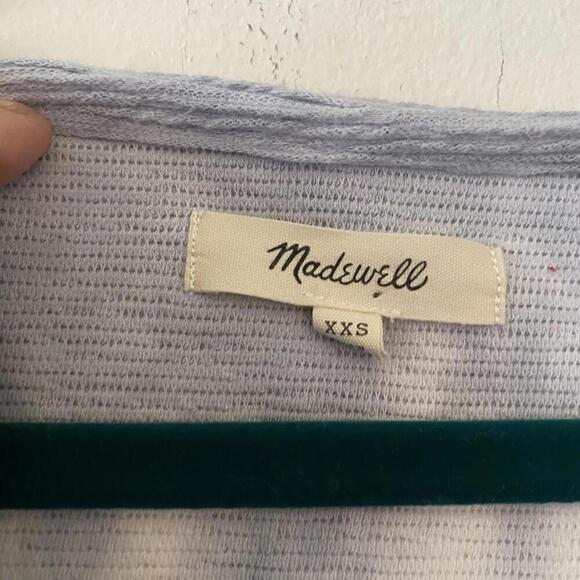 MADEWELL cotton blue white ottoman tie dye short sleeve tee - Picture 4 of 6